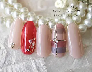 ネイル 自爪育成ネイルサロン ココリュバンのネイルデザイン