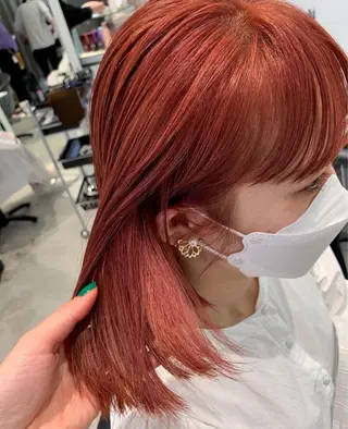 カラー 🎀縮毛矯正/ボブ /渋谷/MIKI🎀のヘアスタイル