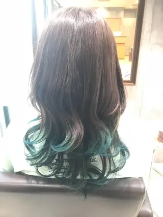 セミロング カラー パーマ ヘアアレンジ メンズ キッズ ネイル マツエク・マツパ EnBlesS西宮 マンツーマン神道有基のヘアスタイル