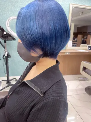 ショート カラー 店長福島成美/髪質 改善縮毛矯正/カラーのヘアスタイル
