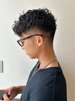 パーマ メンズ 福田 純香のヘアスタイル