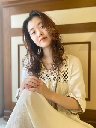 ロング sakamoto sayaのヘアスタイル