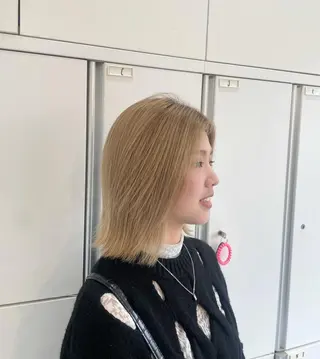 ミディアム カラー nanaka :のヘアスタイル
