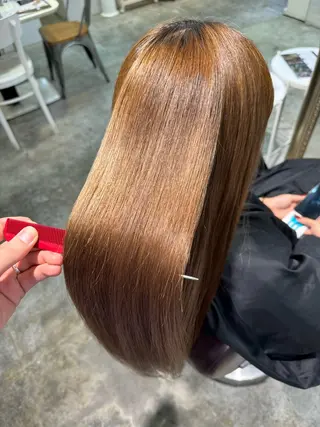 セミロング カラー men'sモテ 髪🫧ｼｵﾝのヘアスタイル