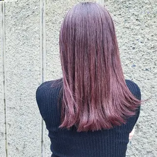 カラー 🙃 透明感カラー/ボブのヘアスタイル