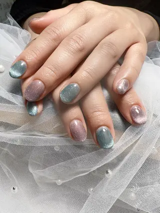 ショート カラー ネイル Nail NaNaのネイルデザイン