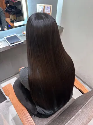ロング カラー ヘアアレンジ 🇰🇷韓国ｽﾀｲﾙ ﾚｲﾔｰ/ayanaのヘアスタイル