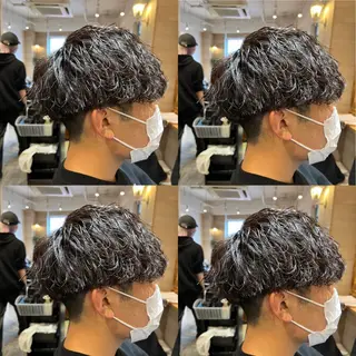 パーマ メンズ レイヤー×艶髪特化 マネージャー安藤光司のヘアスタイル