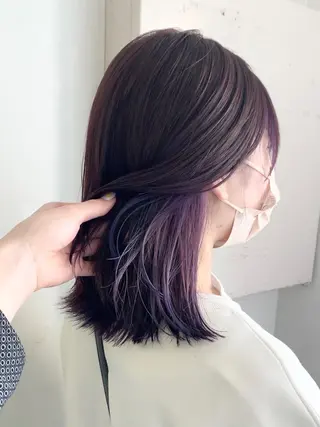 セミロング カラー パーマ ヘアアレンジ メンズ キッズ ネイル マツエク・マツパ アイブロウ 🦕ウルフカット 🦕ａｋｉｈｏのヘアスタイル