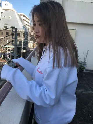 ロング カラー Pia ツボイ ケイタのヘアスタイル