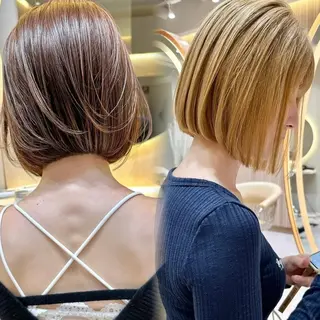 ミディアム 美髪矯正×レイヤー 松田空優哉のヘアスタイル