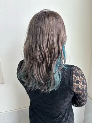 セミロング 大森 有紗のヘアスタイル