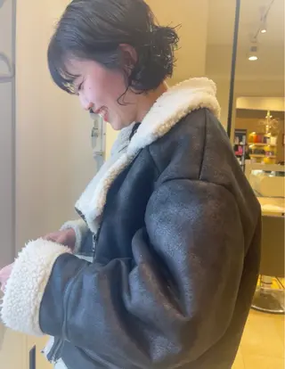 ショート パーマ RIO 福岡美容師のヘアスタイル