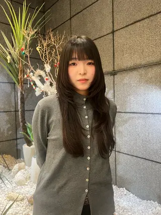 ロング 酸性ストレート人気 No,1/カスミ🩰のヘアスタイル