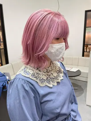 ショート カラー ヘアアレンジ 小倉 愛里のヘアスタイル