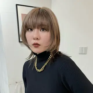 ミディアム カラー エクステモデル募集 💗大阪梅田/川上のヘアスタイル