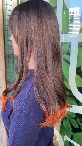 ロング カラー 限界オタク美容師 💜Natsuki☁のヘアスタイル