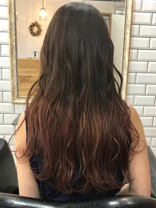 ロング カラー 橋本 敬介のヘアスタイル