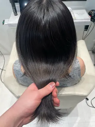 ミディアム カラー k-twoたき✨艶感 カラー／美髪矯正のヘアスタイル