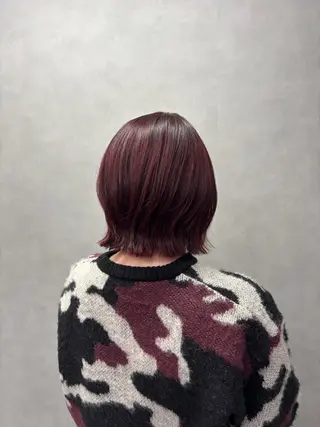 ミディアム ハイトーン・ボブ 🎀/𝐚𝐨𝐢のヘアスタイル