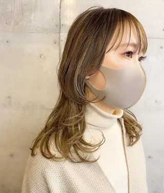 セミロング カラー HARU /stylistのヘアスタイル