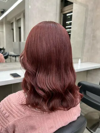 セミロング 💖札幌カラー 指名No.1💖玲奈のヘアスタイル