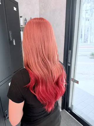 ロング カラー 🌺ハイトーン🌺 矢葺 なぎさ🌺🌺のヘアスタイル