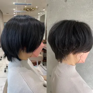 ショート レイヤー🧸ショート 🤎店長anju🪽のヘアスタイル