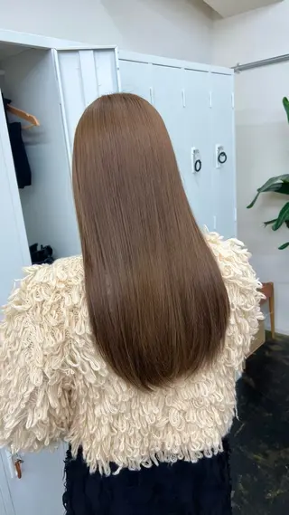 ロング カラー ミディアムレイヤー/ 艶カラー🎀 emiのヘアスタイル