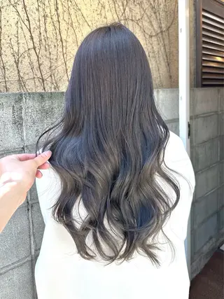 ロング カラー 吉田 光佑のヘアスタイル