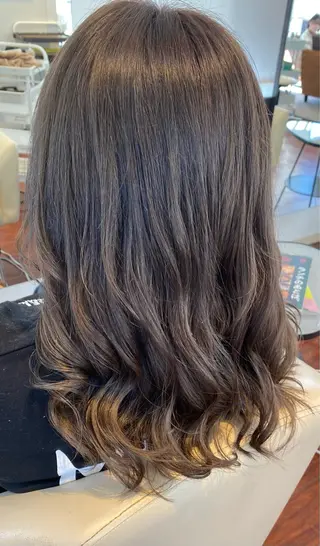 セミロング カラー Aulii MIZUKIのマツエク・マツパデザイン