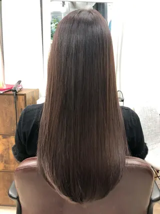 ロング カラー 韓国ヘア🤍髪質改善 🇰🇷AKANEのヘアスタイル