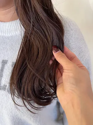 ロング カラー 吉田 真尋のヘアスタイル