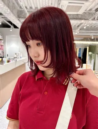 ミディアム hair&eye🎀 /momoKaのヘアスタイル