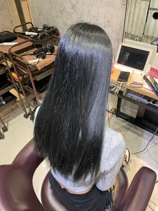 ロング 赤み消し艶カラー✨️ DAIGOのヘアスタイル