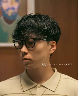 パーマ メンズ メンズ似合わせ タチカワユウキのヘアスタイル