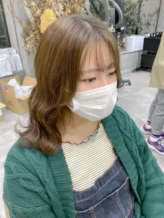 ミディアム カラー ブリーチ/髪質改善 🍀MASAKiのヘアスタイル