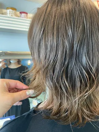 ミディアム カラー 💐パーソナルカラー /市橋加菜💐のヘアスタイル
