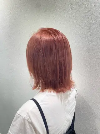 セミロング カラー 藤野 凪沙のヘアスタイル