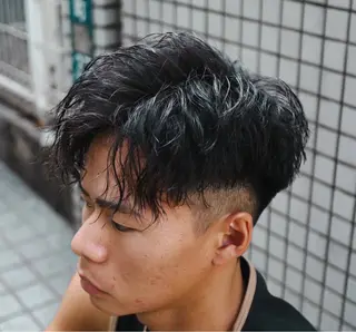 ショート カラー パーマ メンズ 💈men's💈 satoru中目黒のヘアスタイル