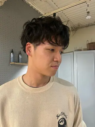 ショート パーマ メンズ 🤩噂のMr.髪ポジ ティブ®️yu🤩のヘアスタイル