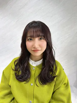 ミディアム カラー 🎀レイヤー・艶カラ ー🎀YUMEKAのヘアスタイル