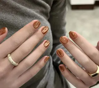 ネイル By moonネイル 🌷ワンホン/韓国風のネイルデザイン