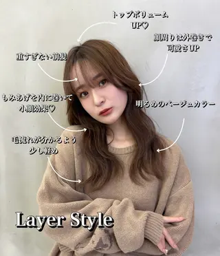 ロング 色気レイヤースタイル 洒落色気ヘアマサトのヘアスタイル