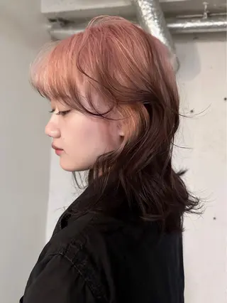 カラー 柔らかベージュ系/ ハッシュカット/セナのヘアスタイル
