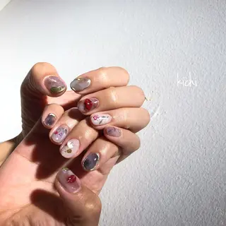 ネイル kichi･: *のネイルデザイン