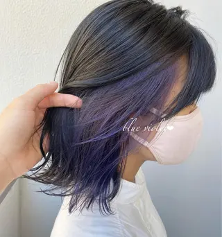 ミディアム カラー ヘアアレンジ 当日予約⭕️ JUNYAのヘアスタイル