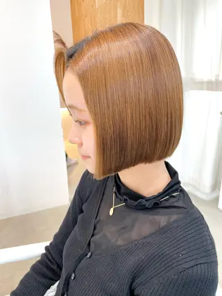 ミディアム 【un】 MANAのヘアスタイル
