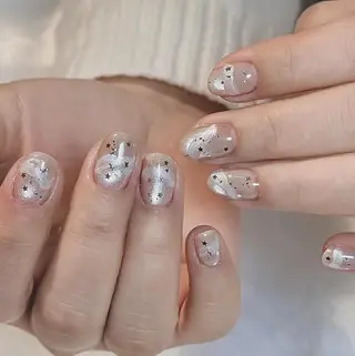 ネイル By moonネイル 🌷ワンホン/韓国風のネイルデザイン
