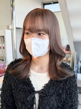 セミロング カラー 🫧ヒシダアキ taboo.i🫧のヘアスタイル